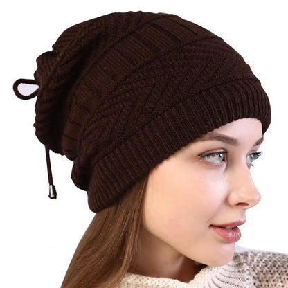 Adjustable Womens Beanie Winter Hat