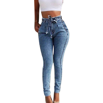 High Waist Skinny Jeans For Women
