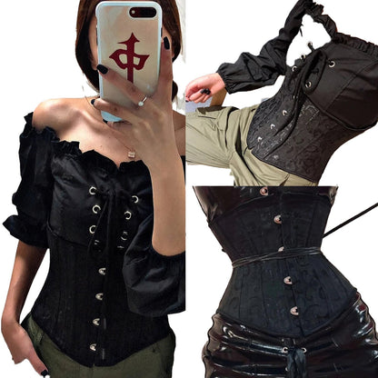 Gothic Underbust Corset For Women
