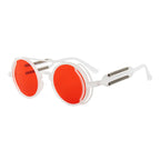 Classic Gothic Steampunk Round Sunglasses