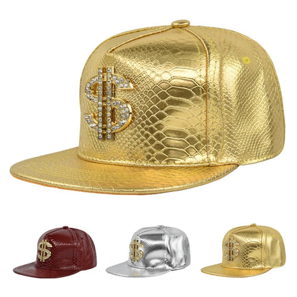 Hip Hop Jesus Cross Cap With Bling