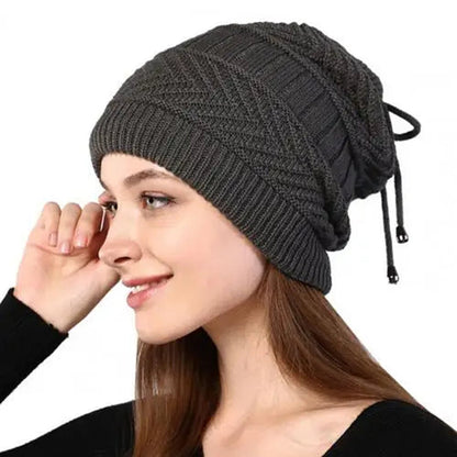 Adjustable Womens Beanie Winter Hat