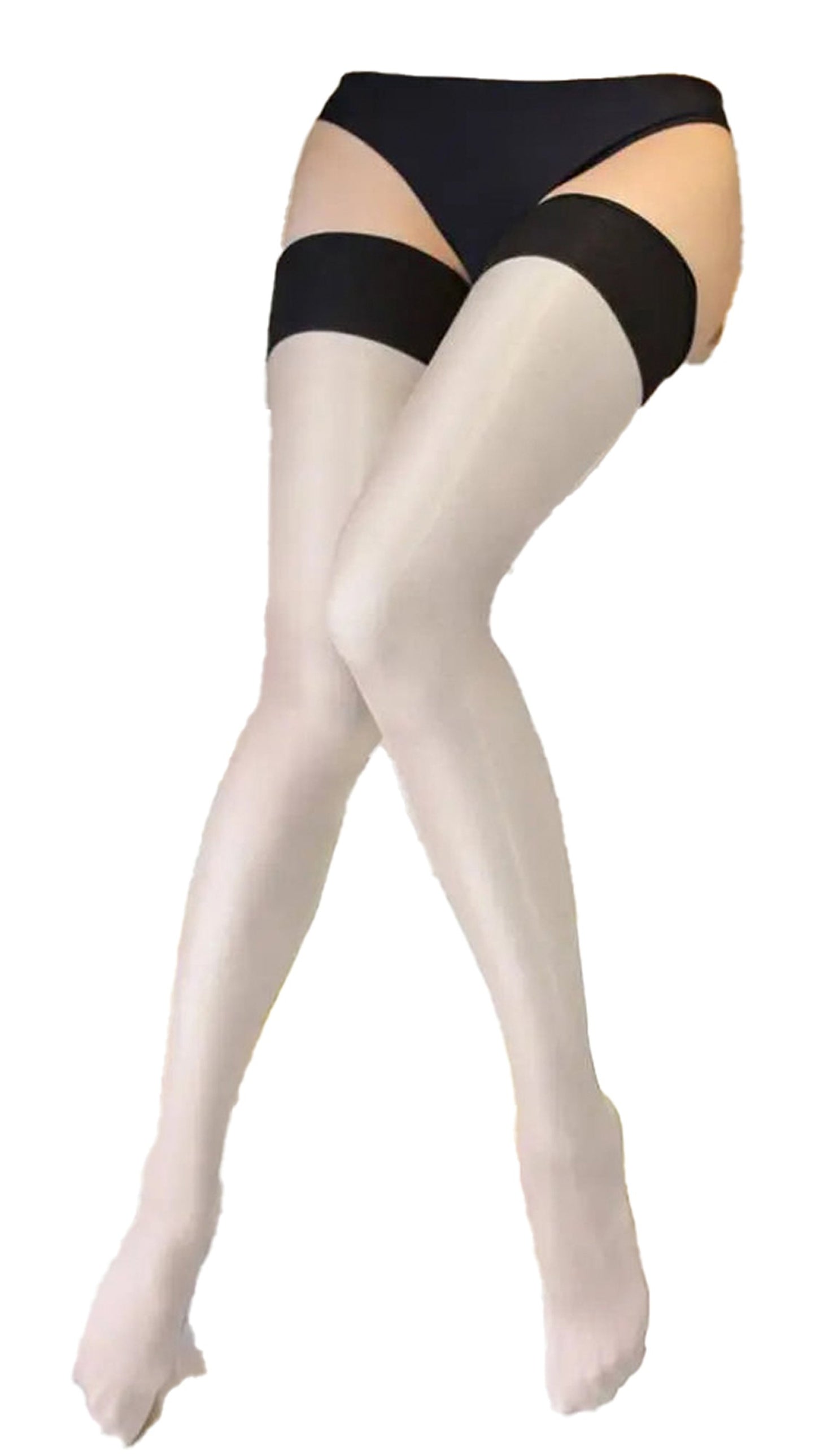 Shiny Thigh High Stockings For Women