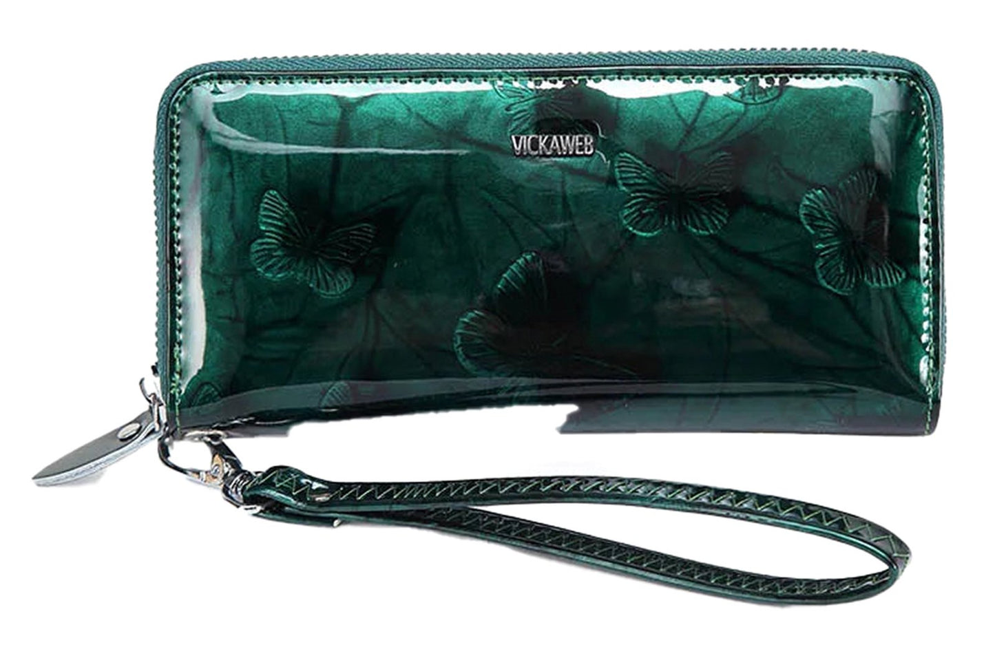 Womens Animal Print Leather Wallet