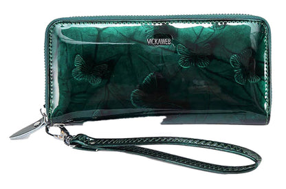 Womens Animal Print Leather Wallet