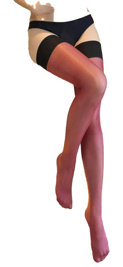 Shiny Thigh High Stockings For Women