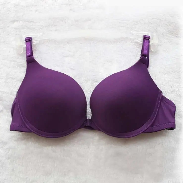 Front Buckle Push Up Bralette with Adjustable Straps
