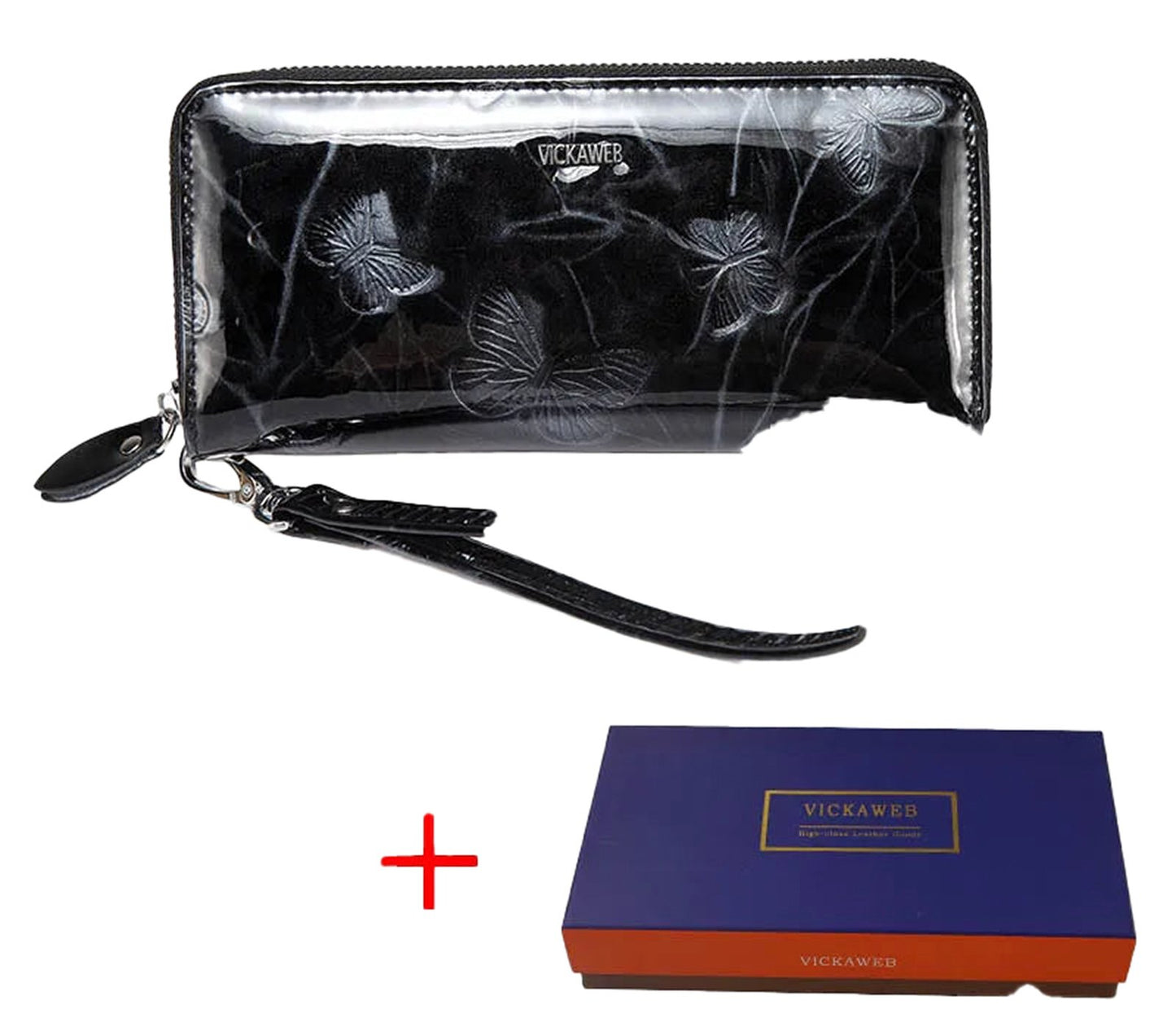 Womens Animal Print Leather Wallet