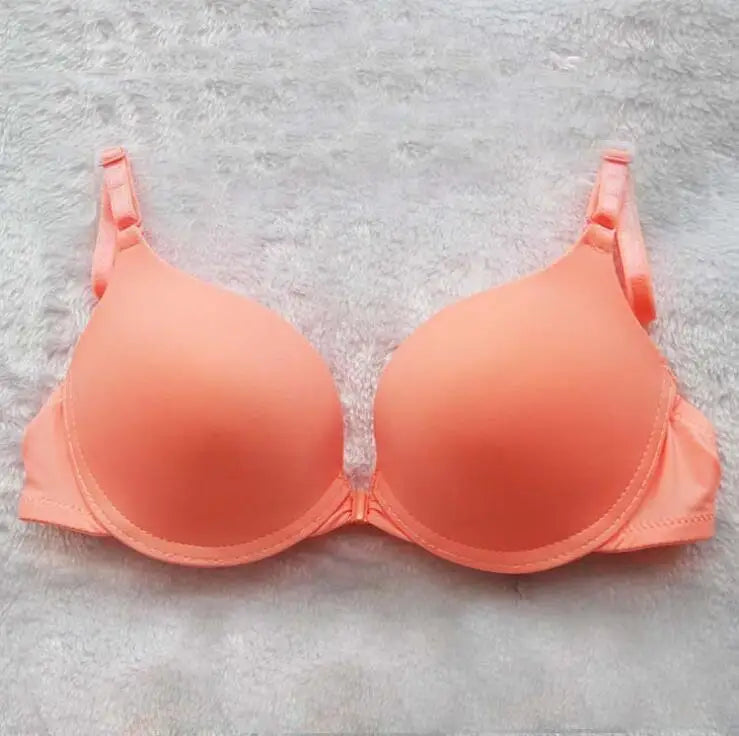 Front Buckle Push Up Bralette with Adjustable Straps