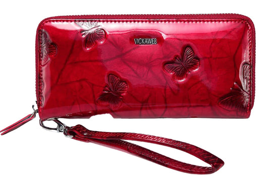 Womens Animal Print Leather Wallet