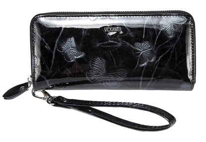 Womens Animal Print Leather Wallet