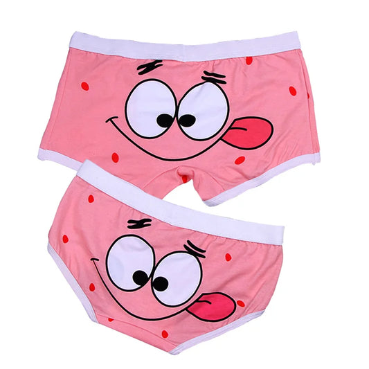 Cute Couples Underwear Set with Fun Design