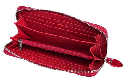 Womens Animal Print Leather Wallet