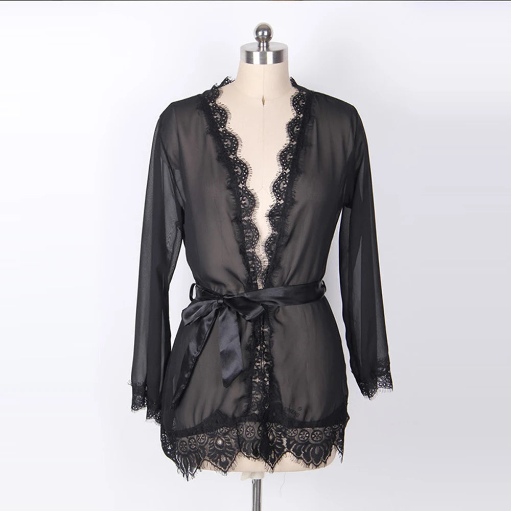 Lingerie Babydoll with Lace Trim