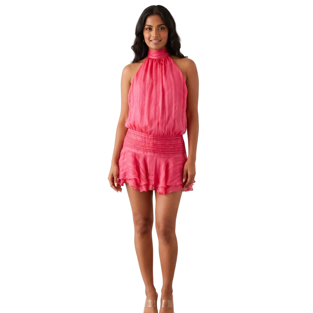Halter Mini Dress For Chic Style