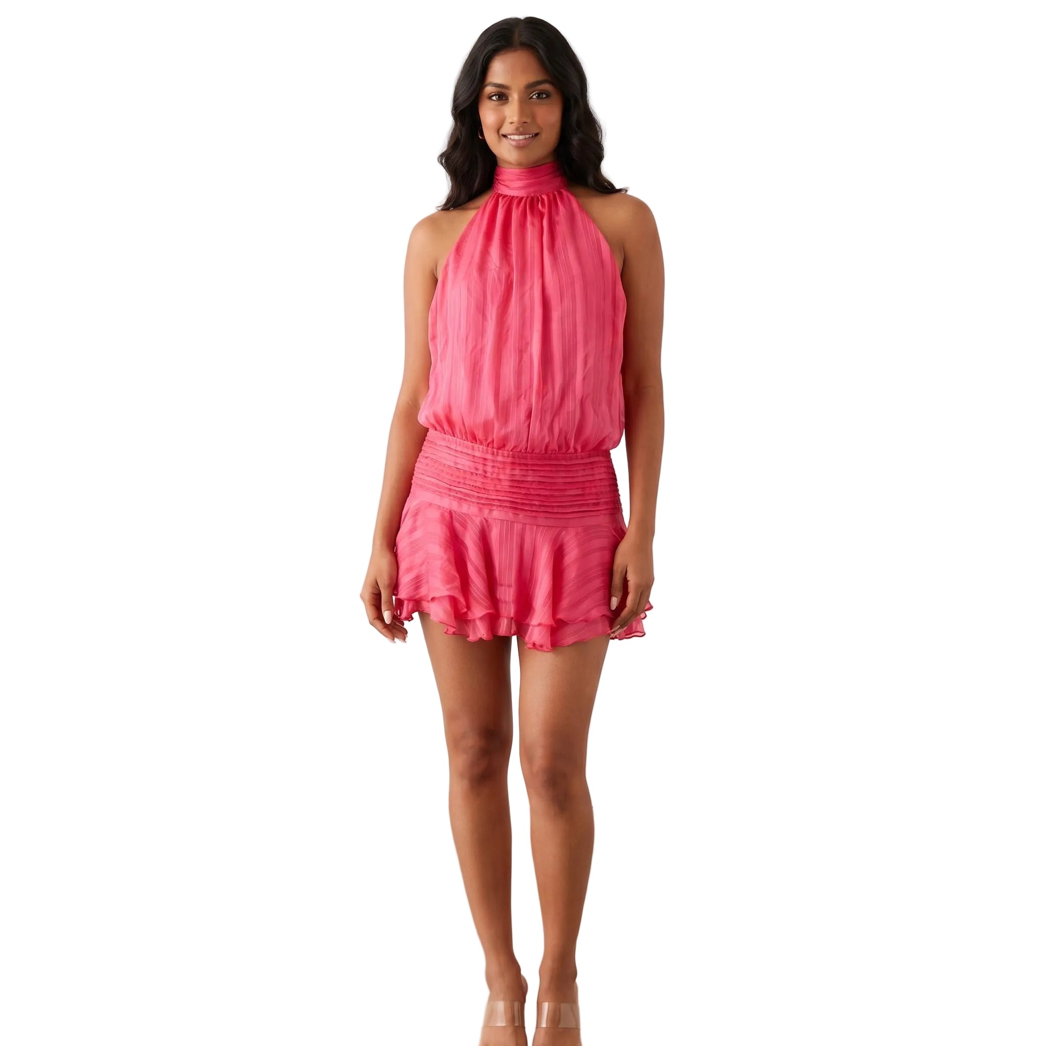 Halter Mini Dress For Chic Style