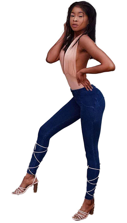 Womens Skinny Jeans Bum Lift Style
