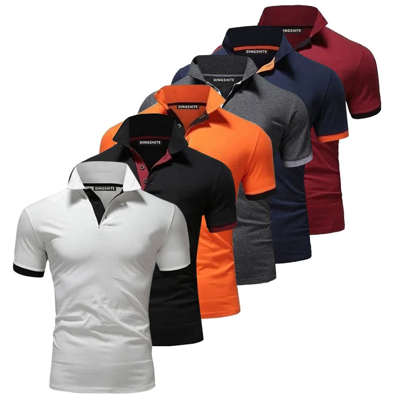 Mens Casual Cotton Polo Shirt