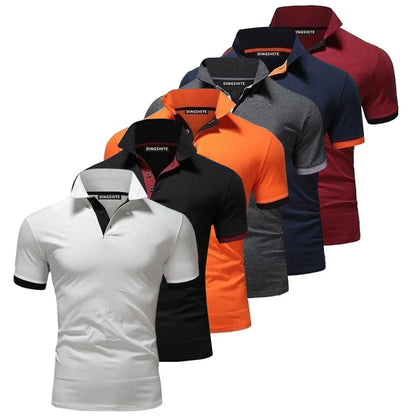 Mens Casual Cotton Polo Shirt