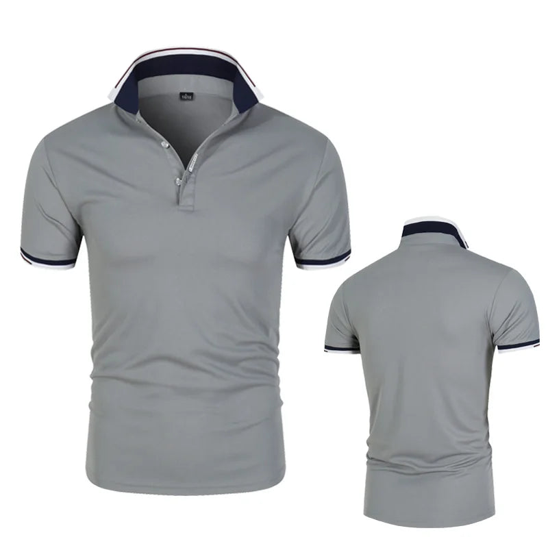 Mens Casual Cotton Polo Shirt