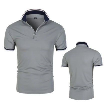 Mens Casual Cotton Polo Shirt