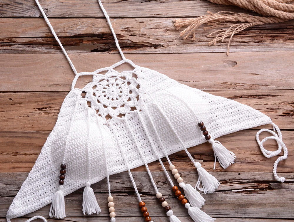 Crochet Swimwear Swimsuit for Summer Fun