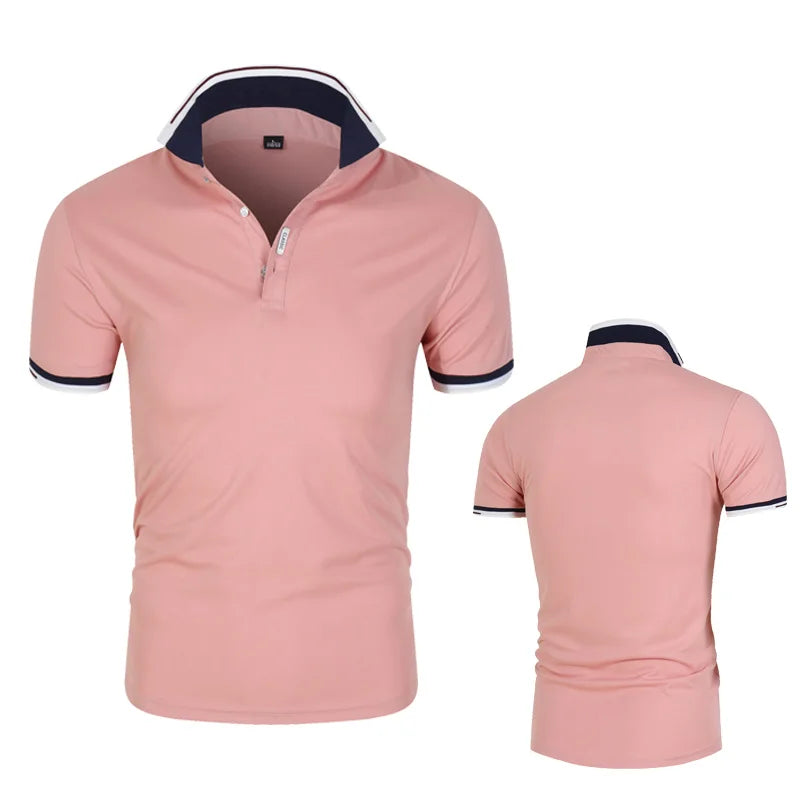 Mens Casual Cotton Polo Shirt