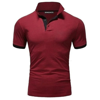 Mens Casual Cotton Polo Shirt
