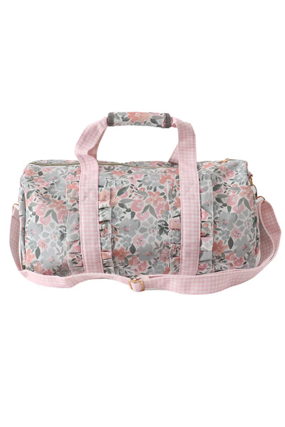 Adorable Pink Floral Travel Bag: Perfect For Your Little Explorer! - LuckeLadybug LLC