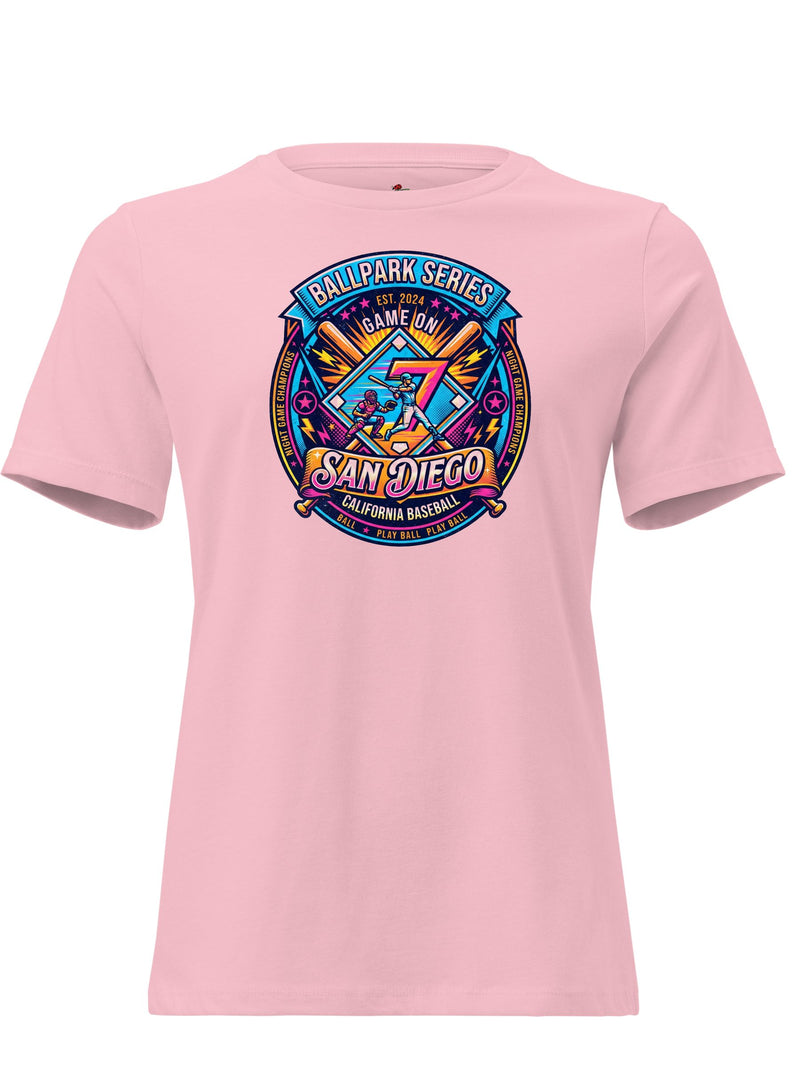 San Diego Baseball Score Vintage Graphic T-Shirt