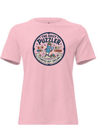 Retro Newspaper Puzzles Graphic T-Shirt