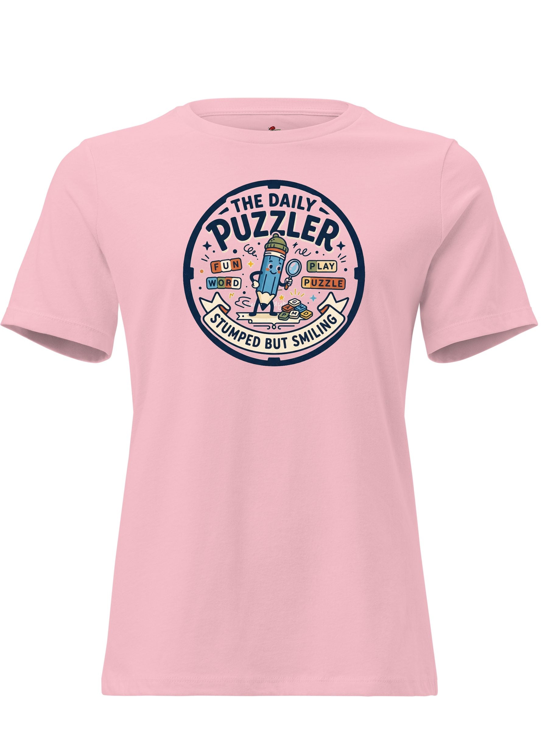 Retro Newspaper Puzzles Graphic T-Shirt