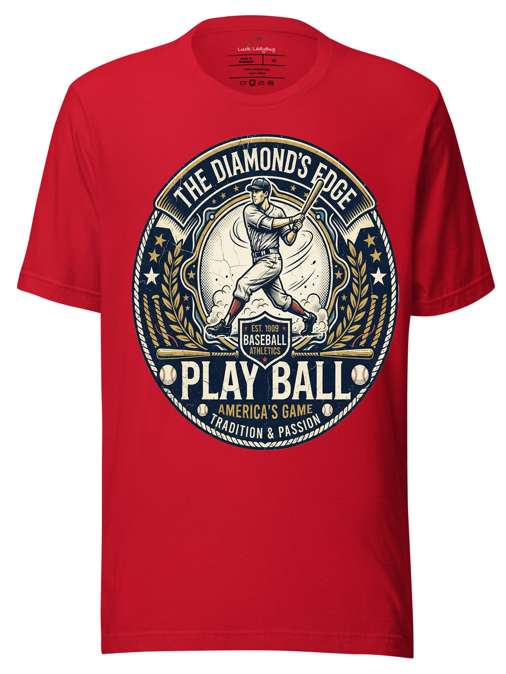 Classic Baseball Graphic T-Shirt | Vintage Sports Style Tee