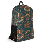Isla Fisher-Inspired Graphic Print Canvas Backpack