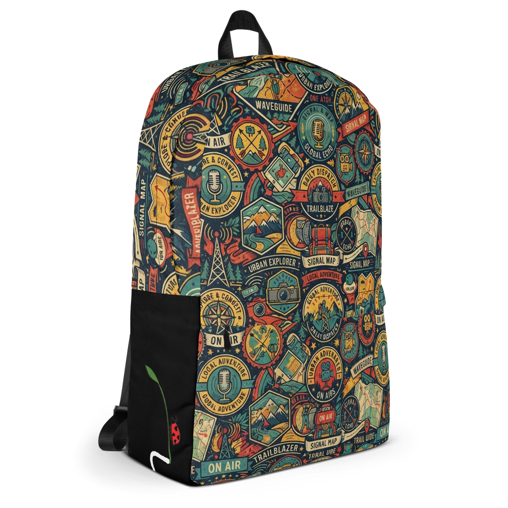 WCPO Unisex Heavy-Duty Daily Backpack with Laptop Sleeve