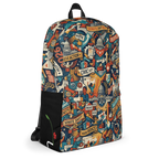Arthur Fils Fans Canvas Backpack | Daily Urban Commute & Travel Bag
