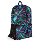 Mariners vs Brewers Matchup Canvas Backpack