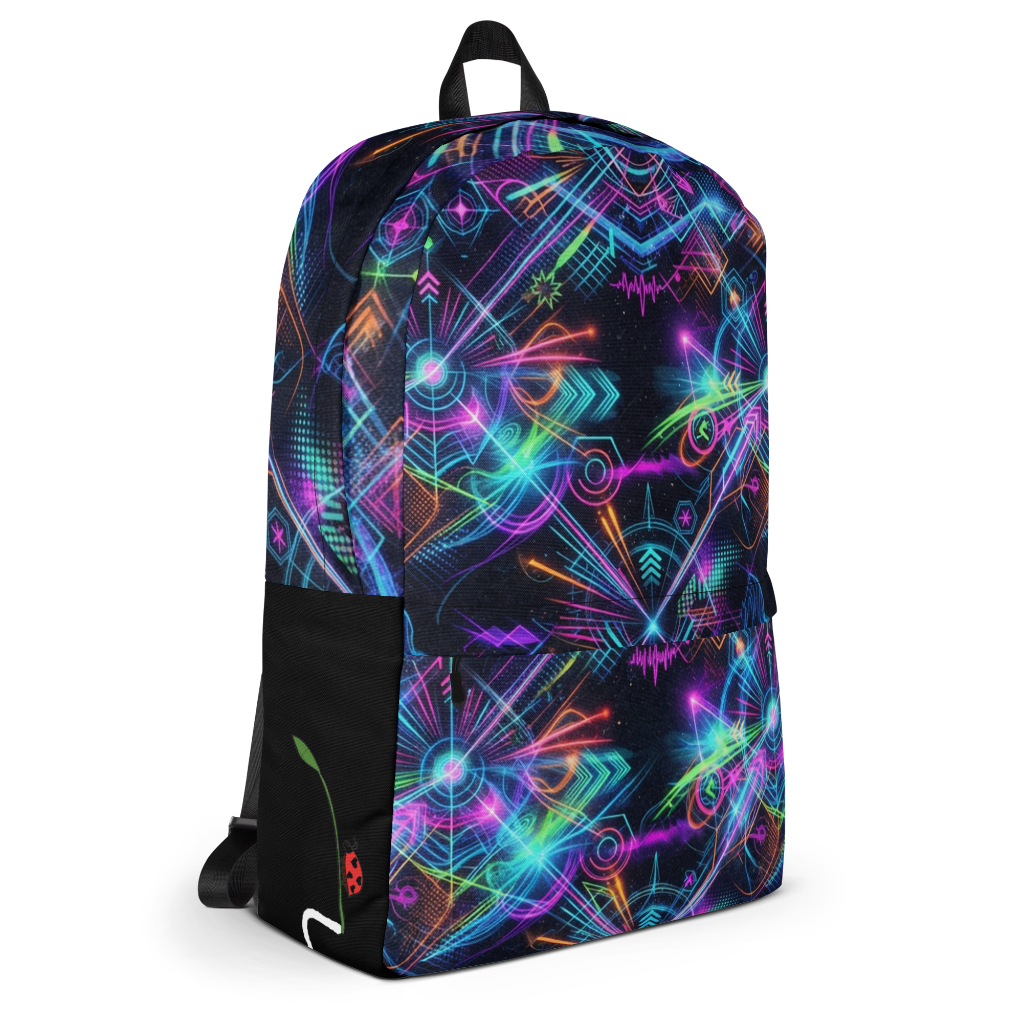 Rosario Dawson Inspired Graphic All-Over Print Backpack