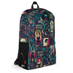 Michelle Pfeiffer Portrait Pattern Canvas Backpack