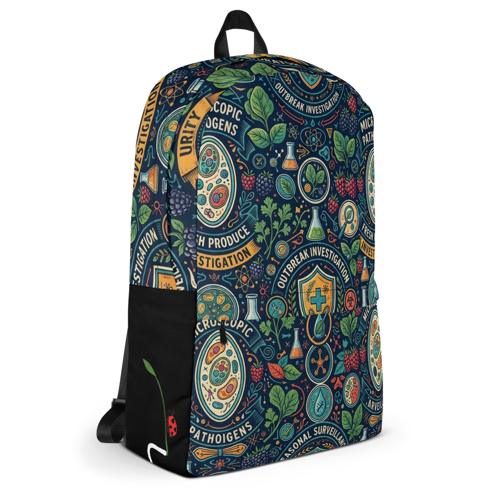 Cyclospora Outbreak Graphic Print Backpack