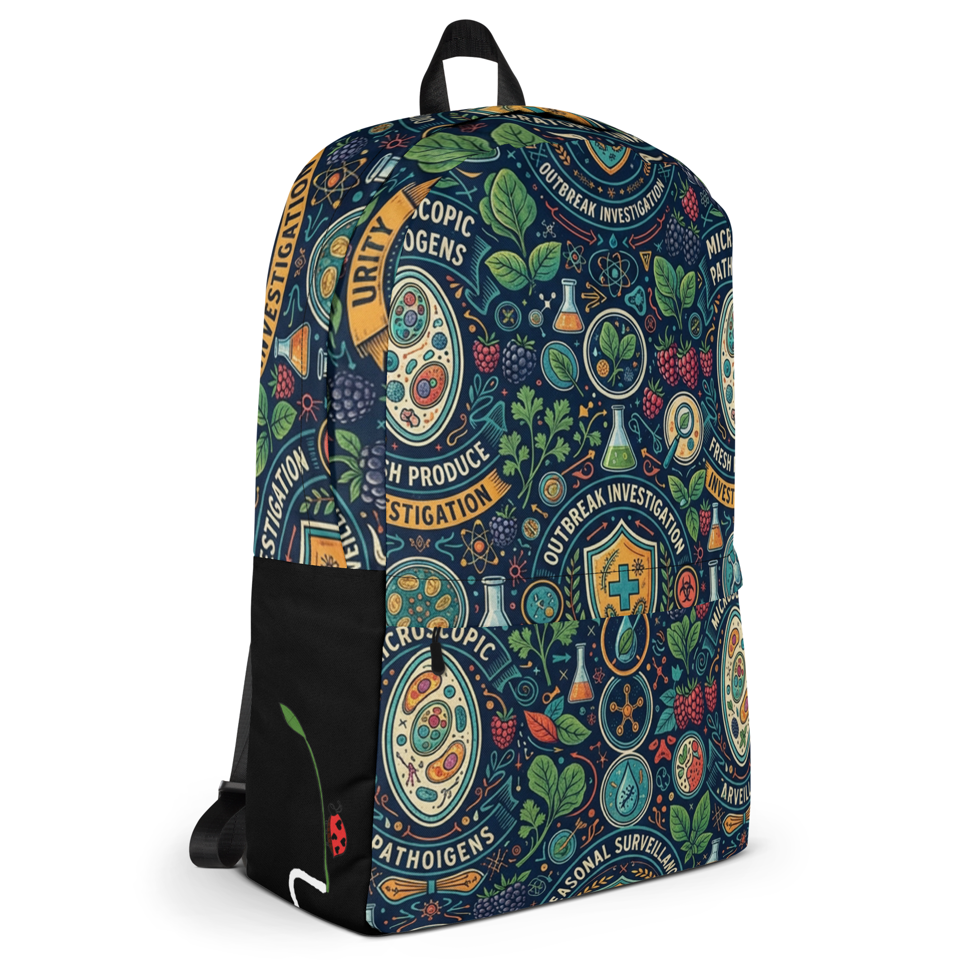 Cyclospora Outbreak Graphic Print Backpack