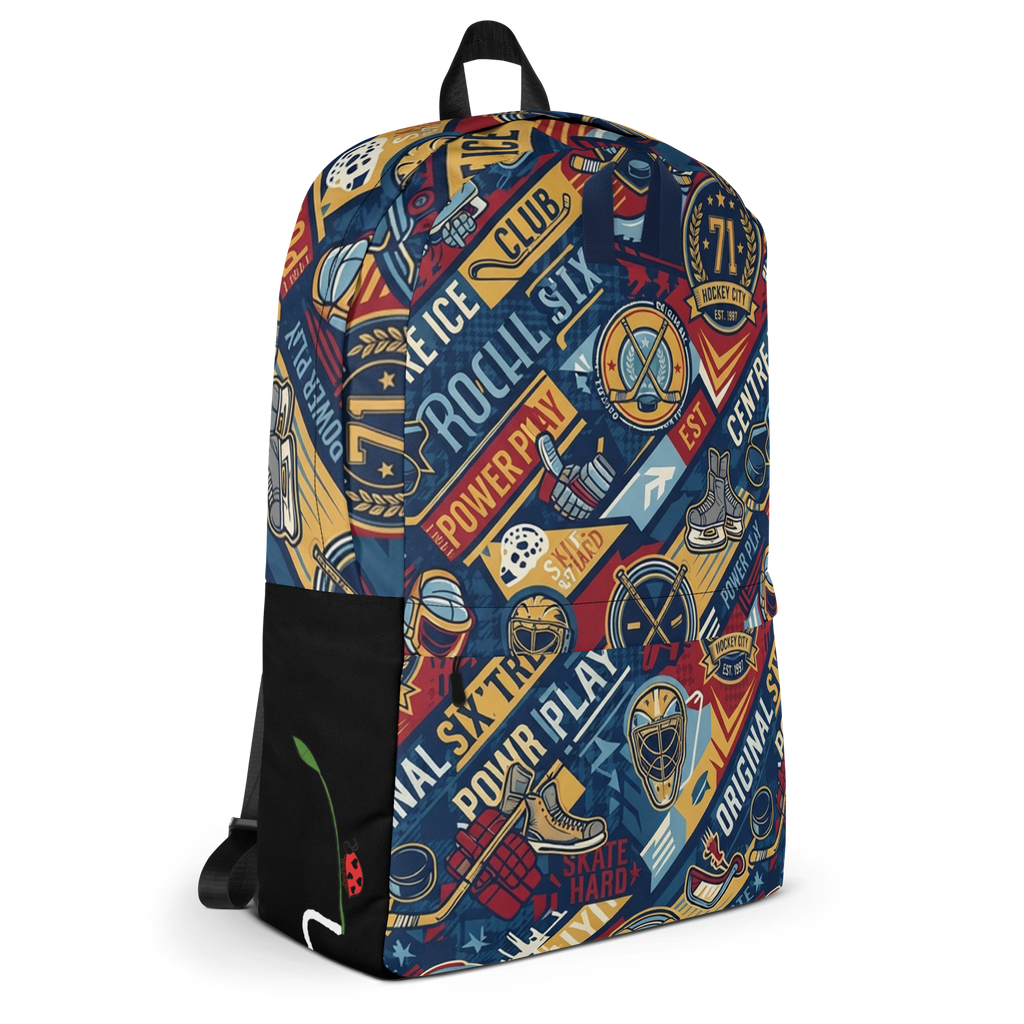 Dylan Larkin Graphic Print Canvas Backpack