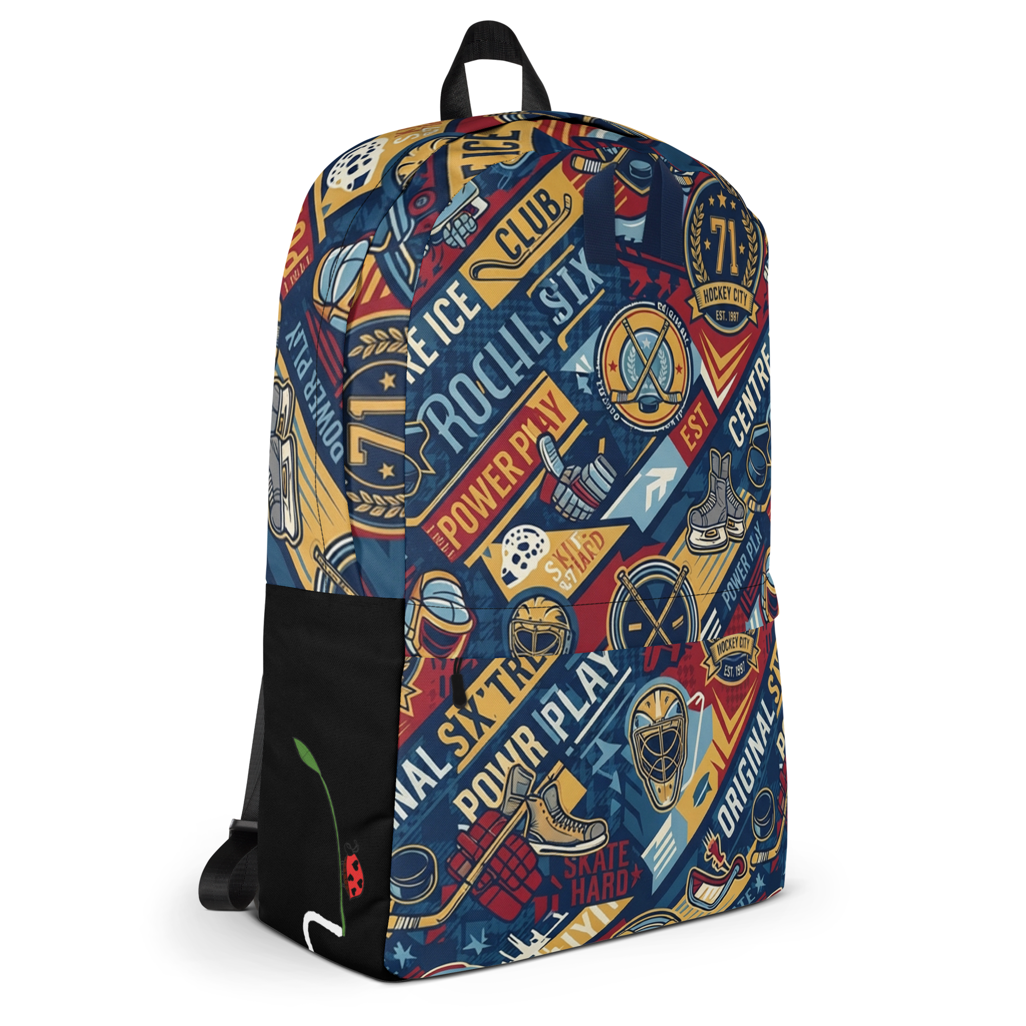 Dylan Larkin Graphic Print Canvas Backpack