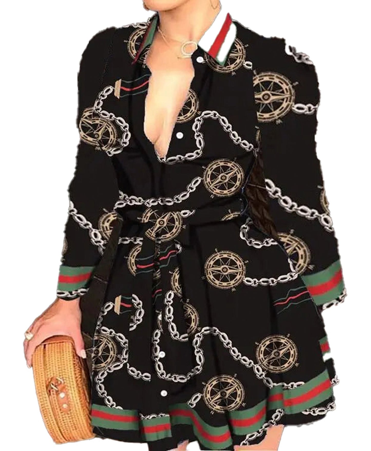 Womens Sleeveless Shirt Dress Chic & Trendy