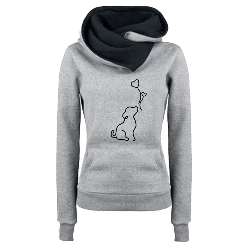 Womens Printed Hoodies With Cute Design