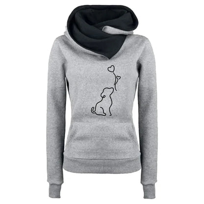Womens Printed Hoodies With Cute Design