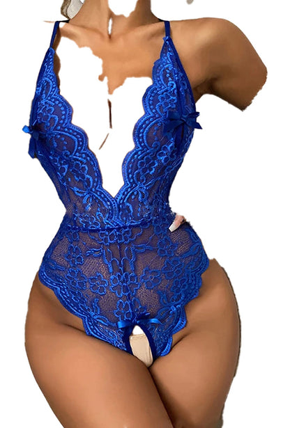 Sexy Lace Teddy Bodysuit For Women