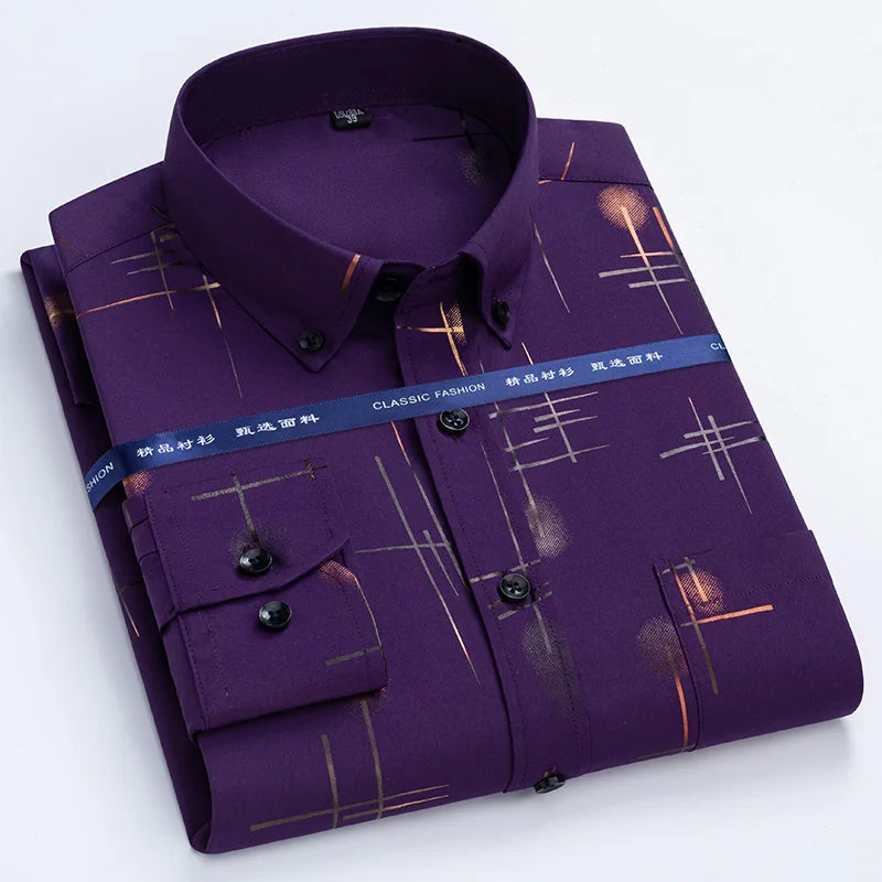 Mens Non-Iron Dress Shirts Stylish & Comfortable
