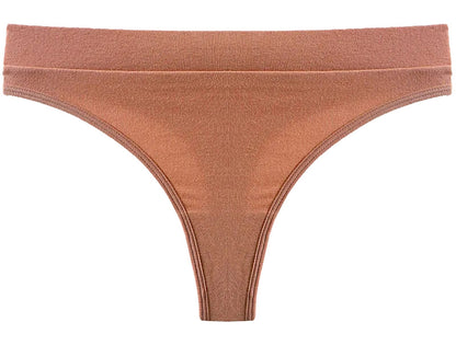 LuckeLadybug LLC seamless sports thong in nude color for ultimate comfort and performance