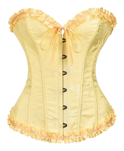 Floral Lace Corset Top For Women